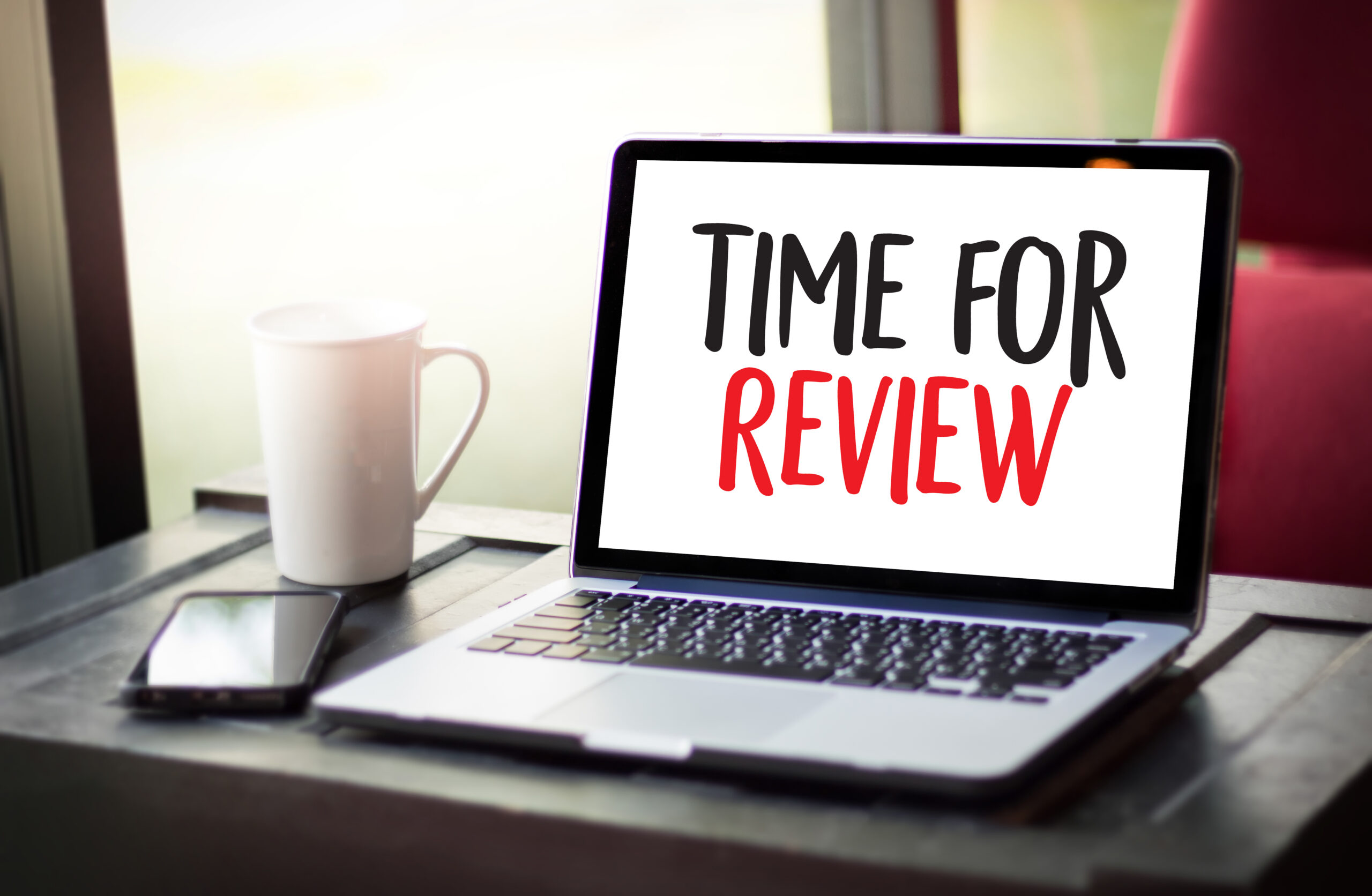 Home review time business concept , time for review , business team h